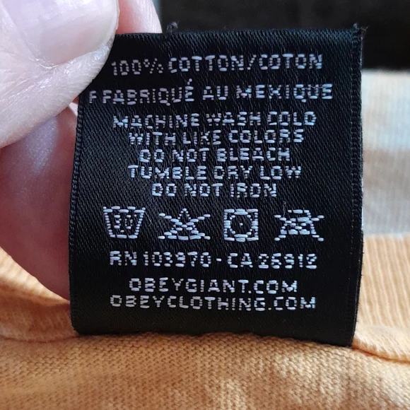 OBEY Worldwide Tie Dye Long Sleeve T-shirt Size S🦒68 - Picture 5 of 5